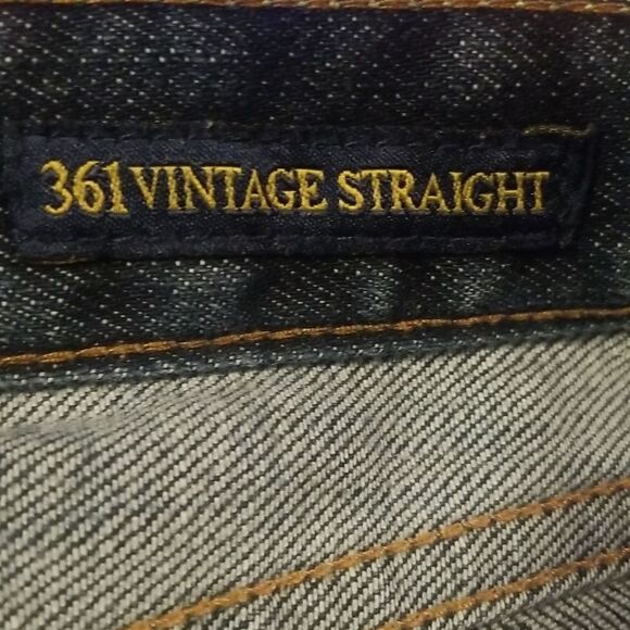 LUCKY BRAND DISTRESSED MENS 361 Vintage Straight SZ 36×32 - Picture 9 of 9